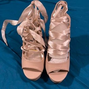 Lace up heels